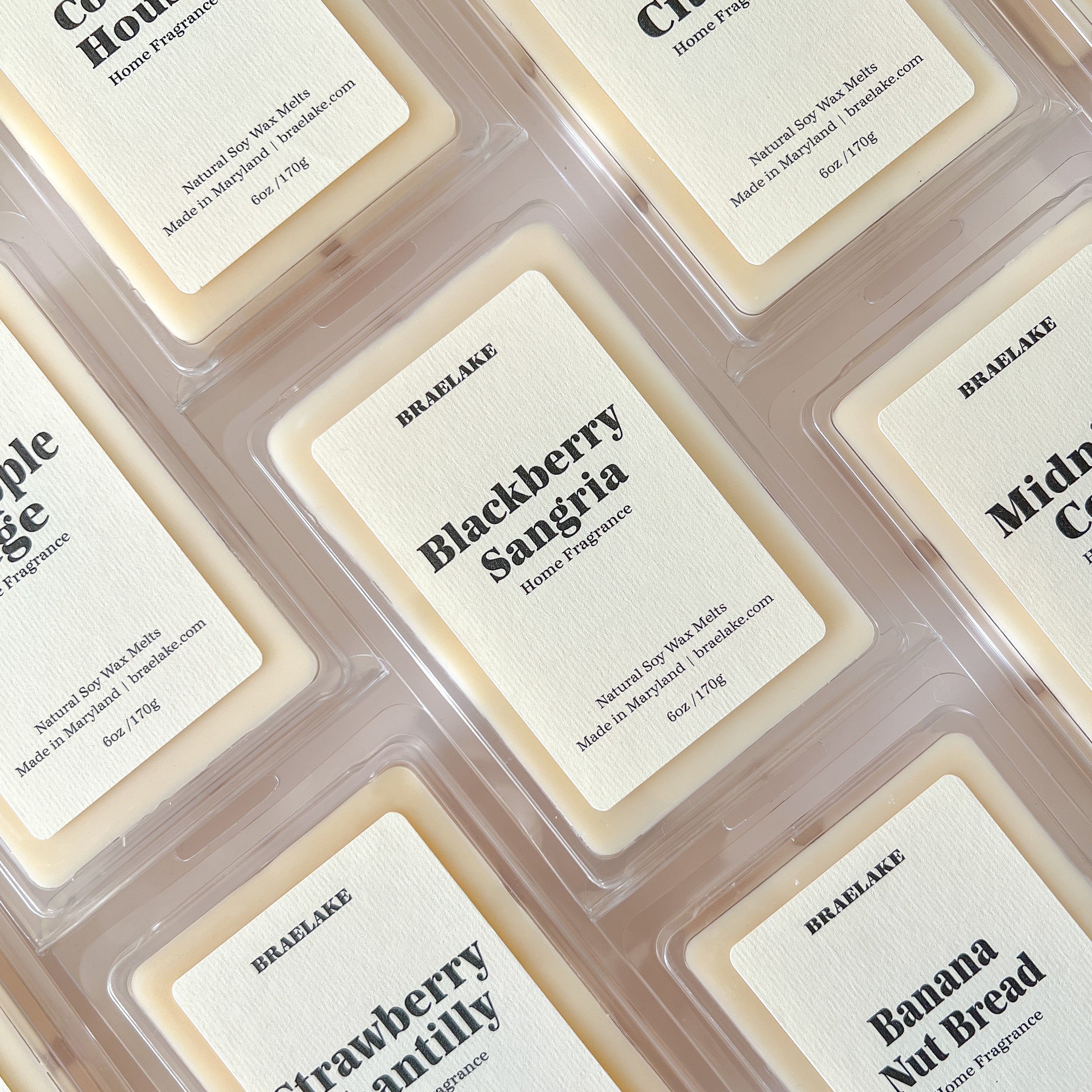 6oz Large Soy Wax Melts - Home Fragrance