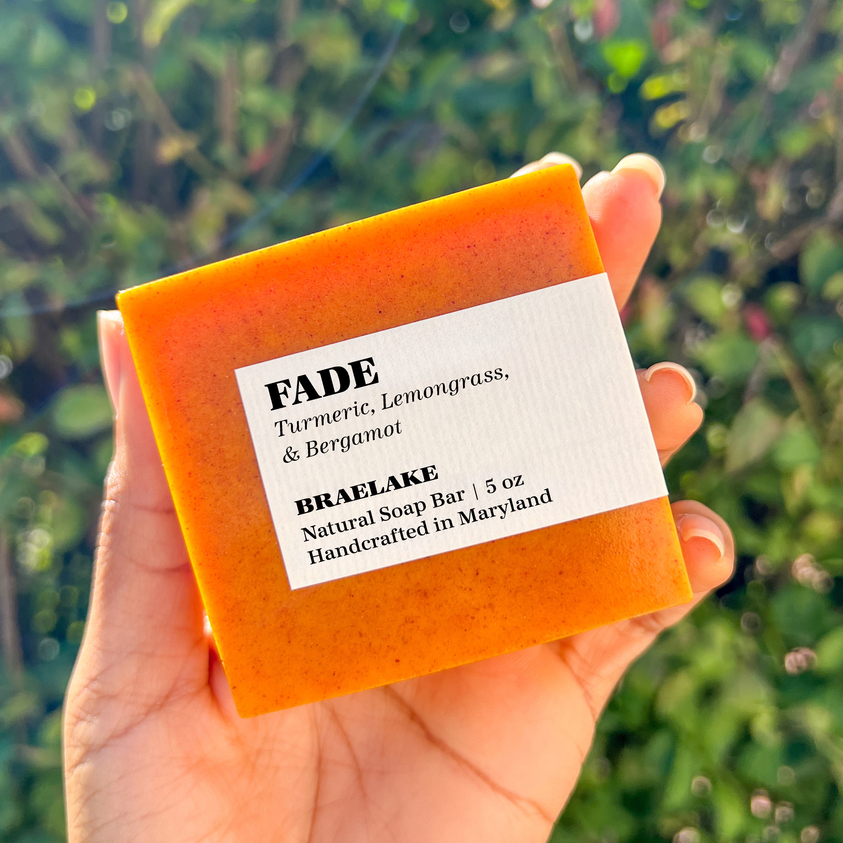 Fade | Turmeric with Bergamot & Lemongrass Bar Soap