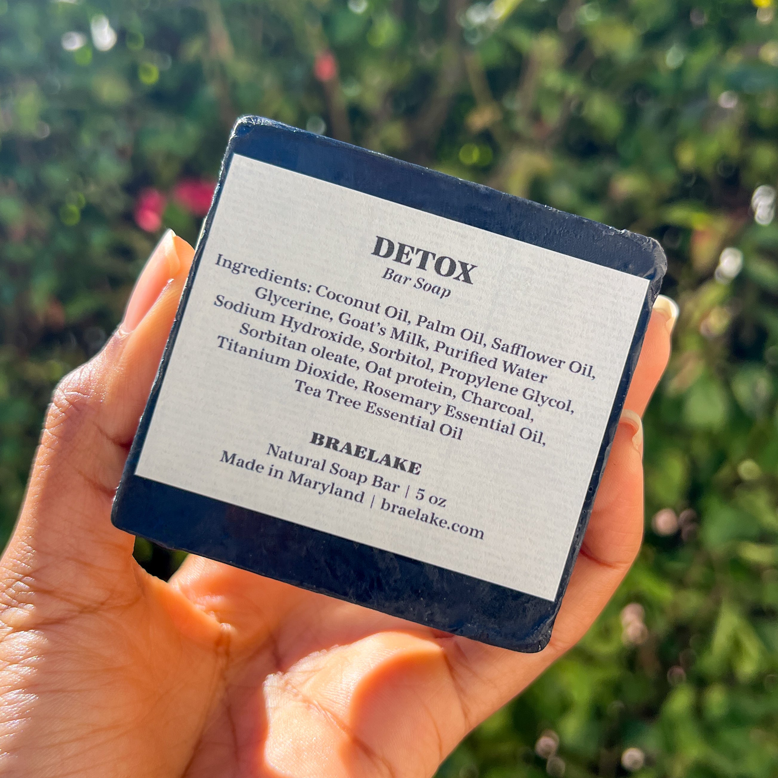 Detox | Charcoal, Rosemary, & Tea Tree Bar Soap