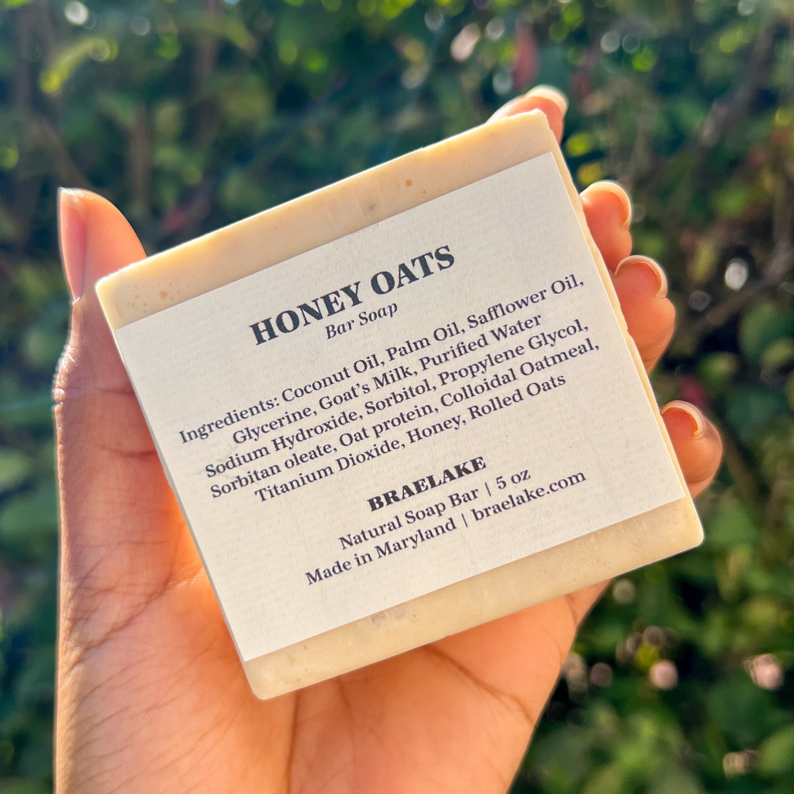 Soothe | Honey + Oatmeal Bar Soap