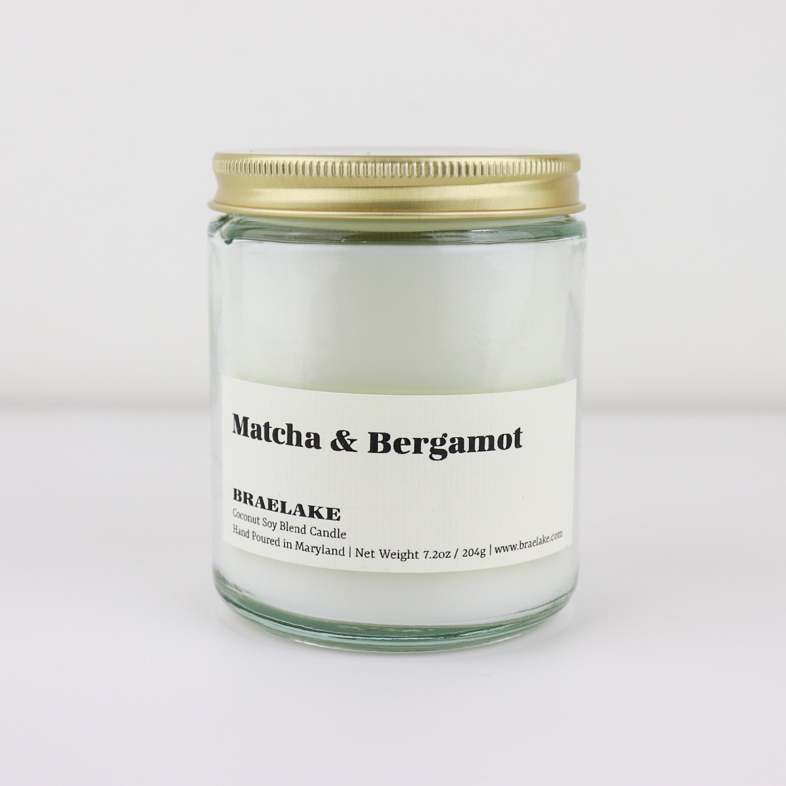Matcha + Bergamot Candle