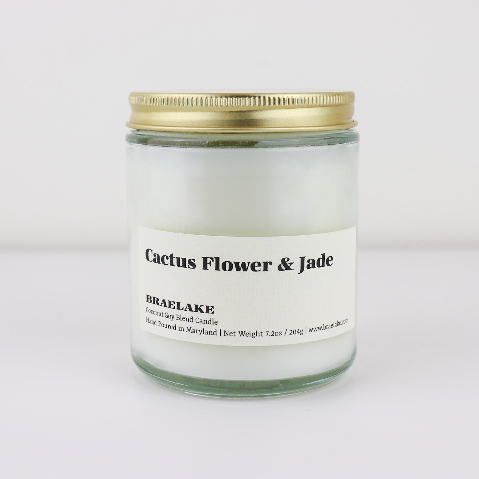 Cactus Flower + Jade Candle